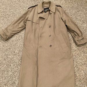 Vintage London Fog lined trench coat